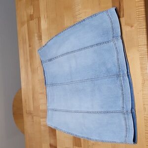 Wild Fable Denim Skirt Back Zipper